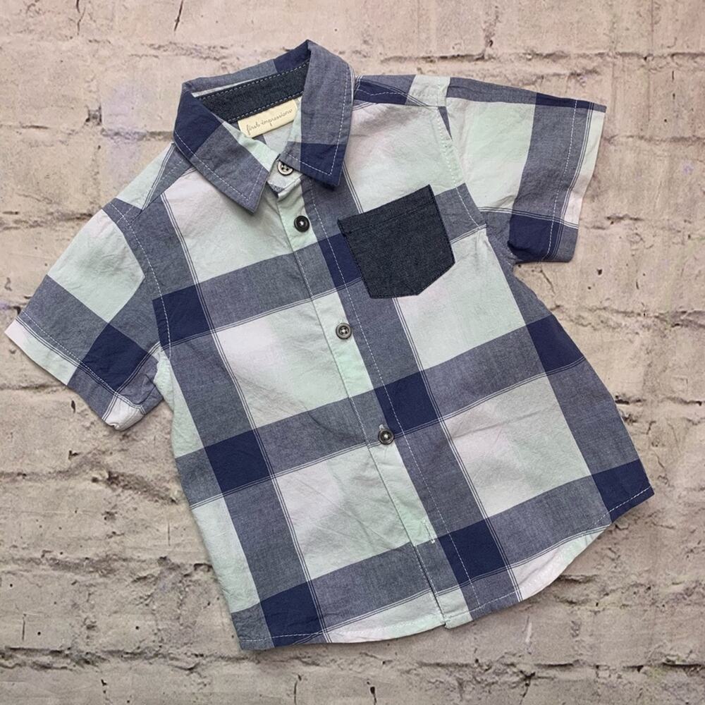 Baby Boy Plaid Button Down